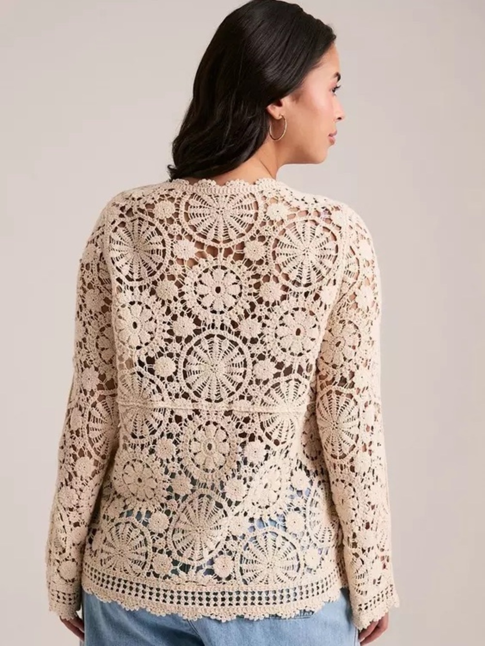 Torrid Festi Crochet Lace Cardigan NWT - Picture 2 of 2